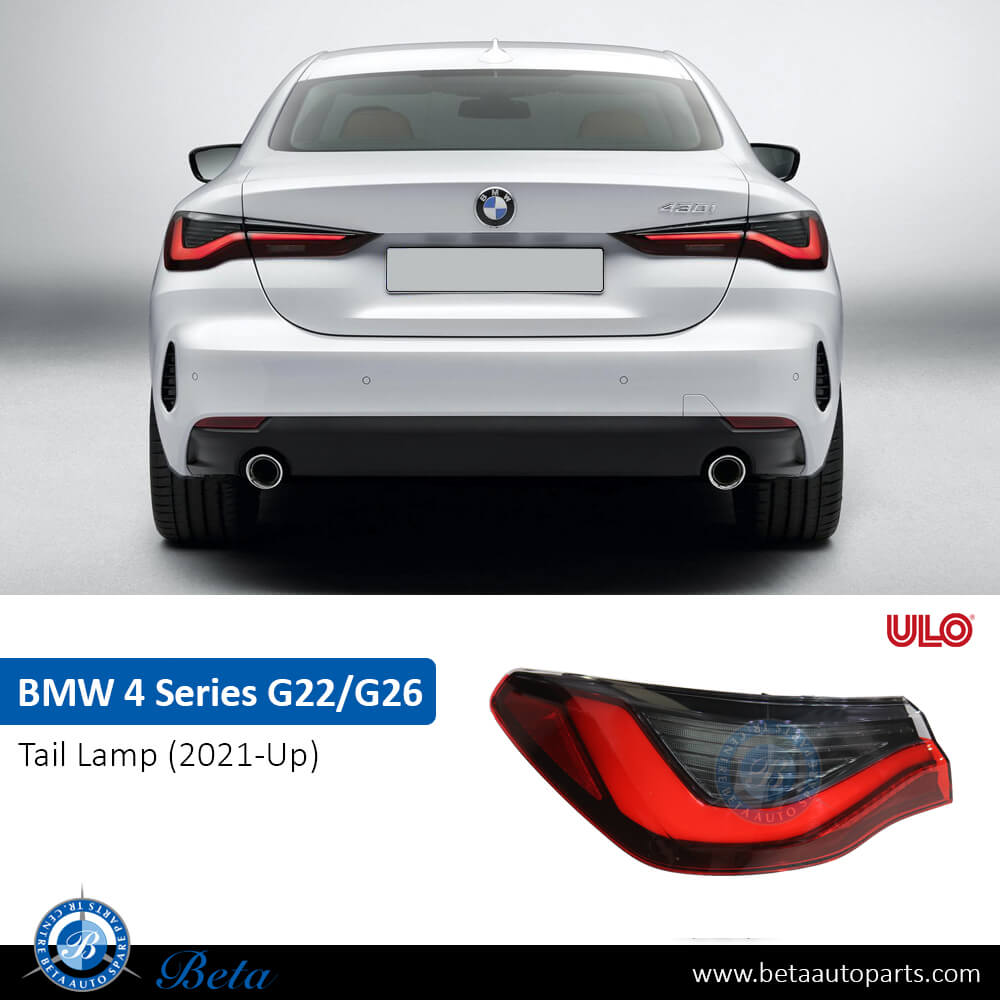 BMW 4 Series G22 / G26 (2021-Up), Tail Lamp LED (Left), ULO, 63217477603 BMW 4 Series G22 / G26 (2021-Up), Tail Lamp LED (Left), ULO, 63217477603